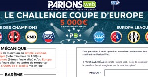 Paris sportifs ParionsWeb