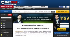 Netbet : Alexandre Ruiz, nouvel ambassadeur