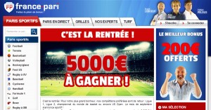 France Pari : Concours à 5000 euros