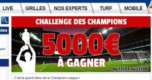 Challenge France Pari, spécial Ligue des Champions